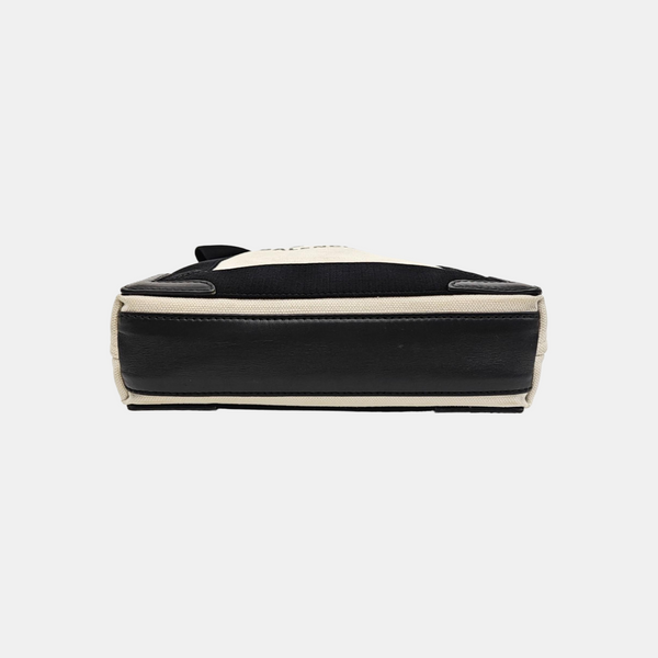 Navy Mini Canvas White