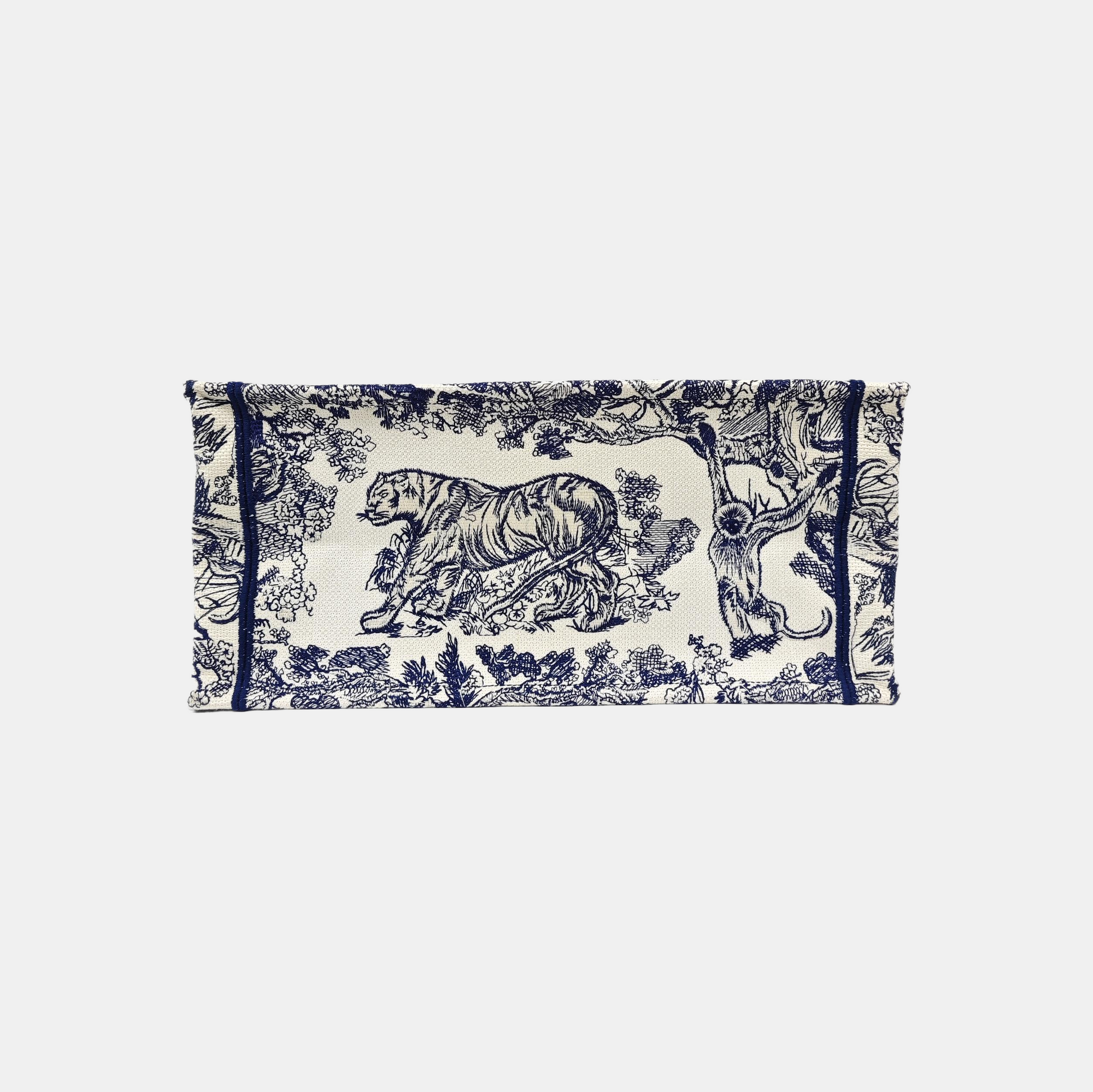 Book Tote Medium Canvas Blue