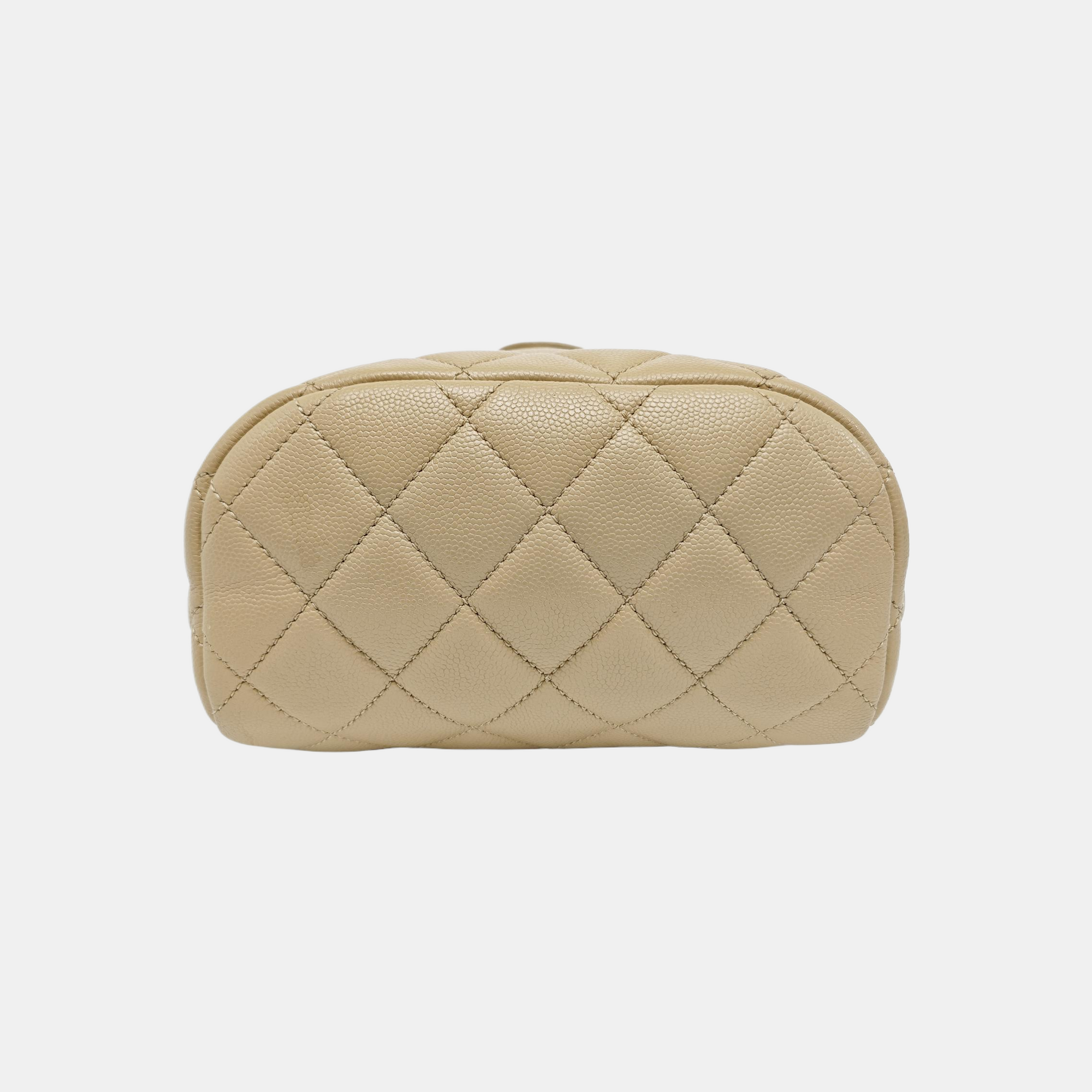 URBAN SPIRIT Quilted Grained Calfskin Beige