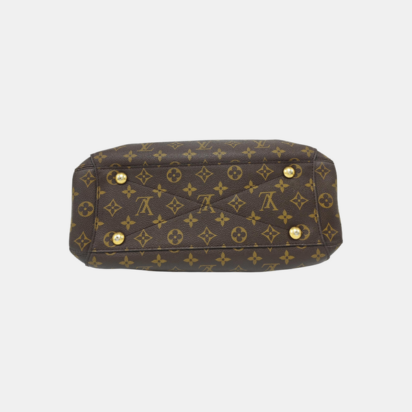 MONTAIGNE Monogram Coated Canvas Brown