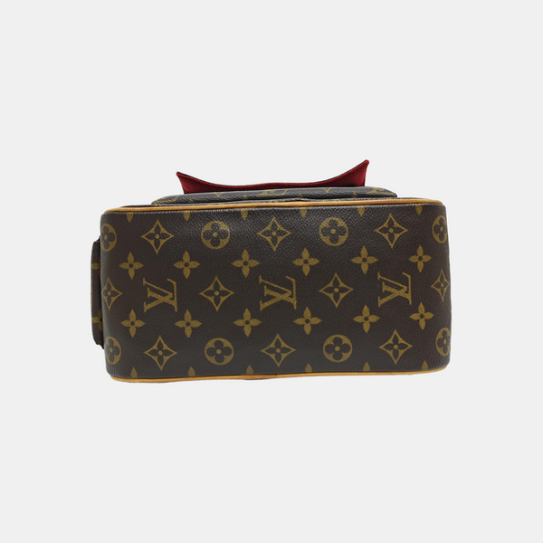 EXCENTRI-CITE Monogram Coated Canvas Brown