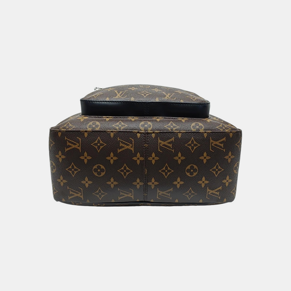 JOSH Monogram Coated Canvas Brown