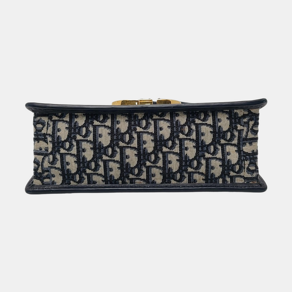 30 Montaigne Oblique Canvas Blue