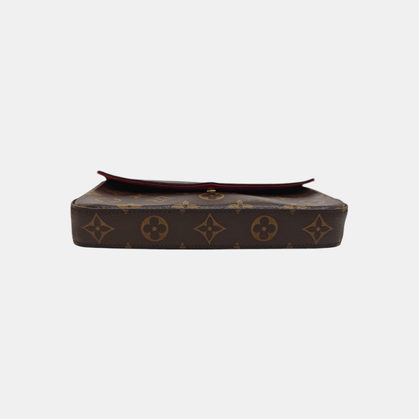 FÉLICIE Monogram Coated Canvas Brown
