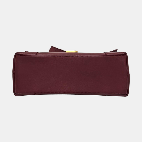 Downtown Small Calfskin Red
