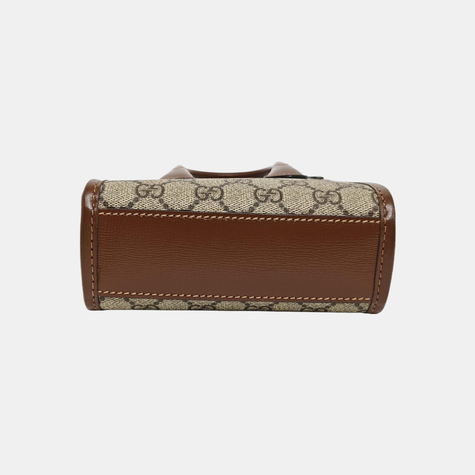 Retro Mini Monogram Coated Canvas Beige
