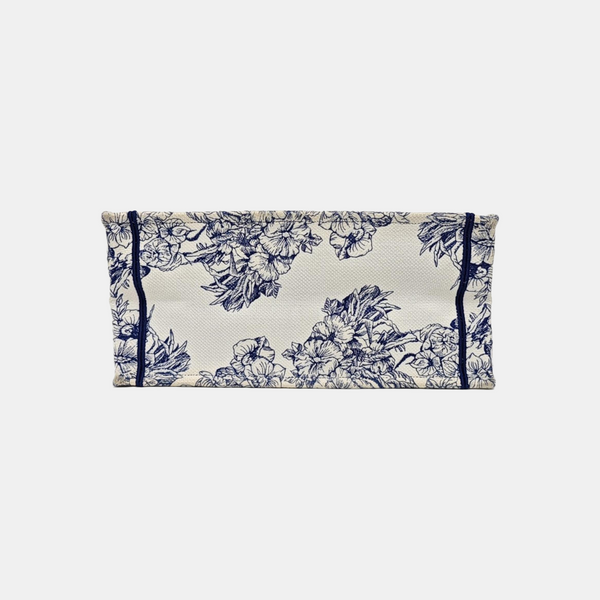 Book Tote Medium Canvas Blue