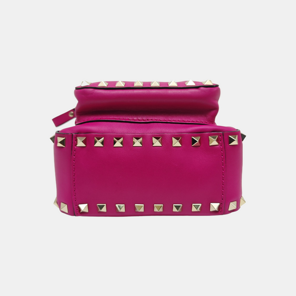 Rockstud Calfskin Red