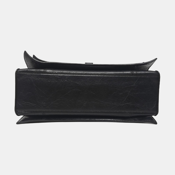 Crush Medium Calfskin Black