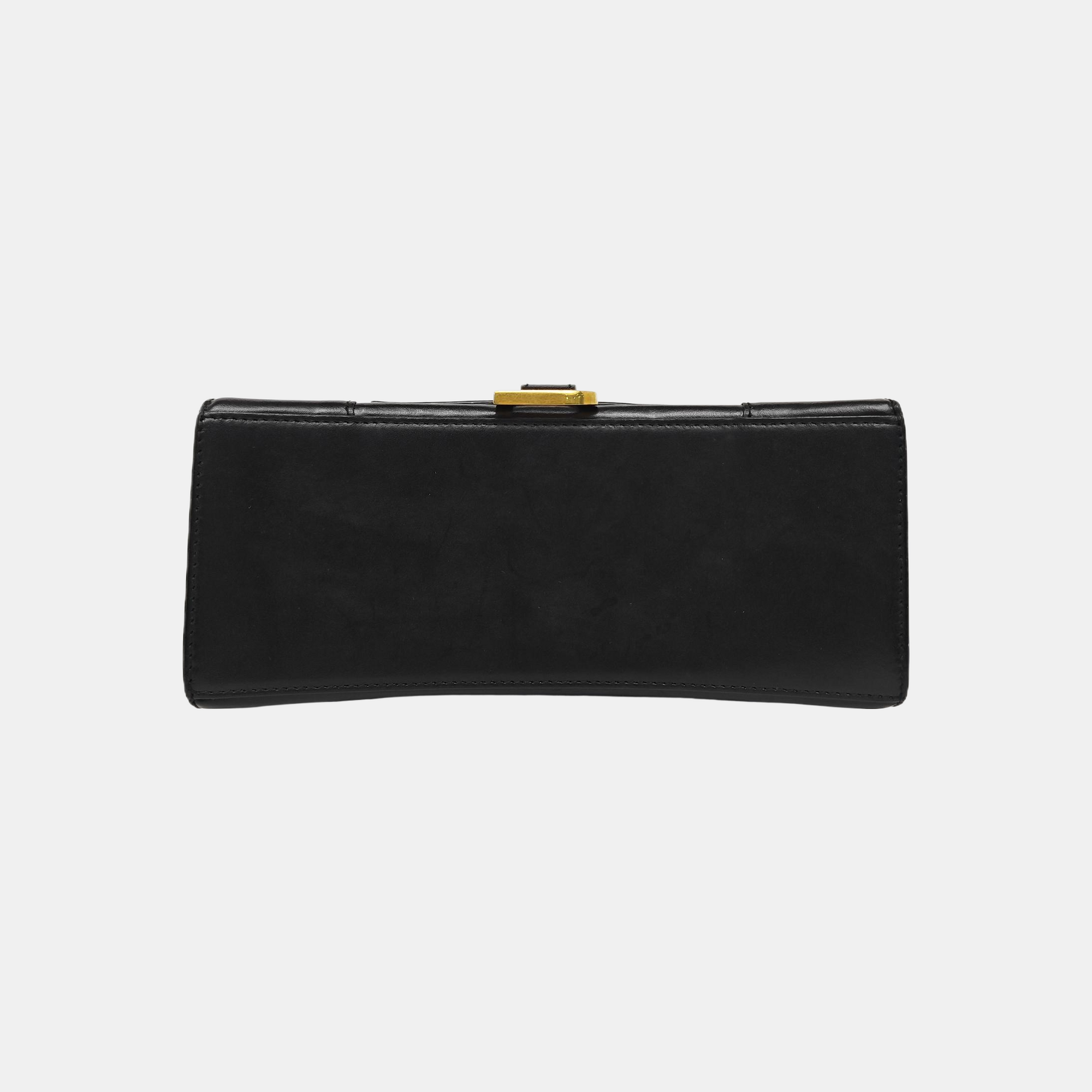 Hourglass S Calfskin Black