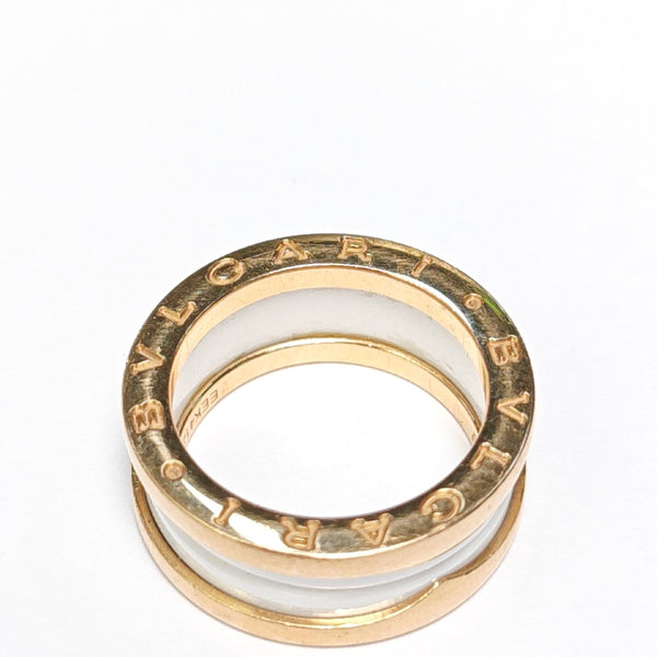 B.ZERO1 18k Rose Gold Ring EU 50