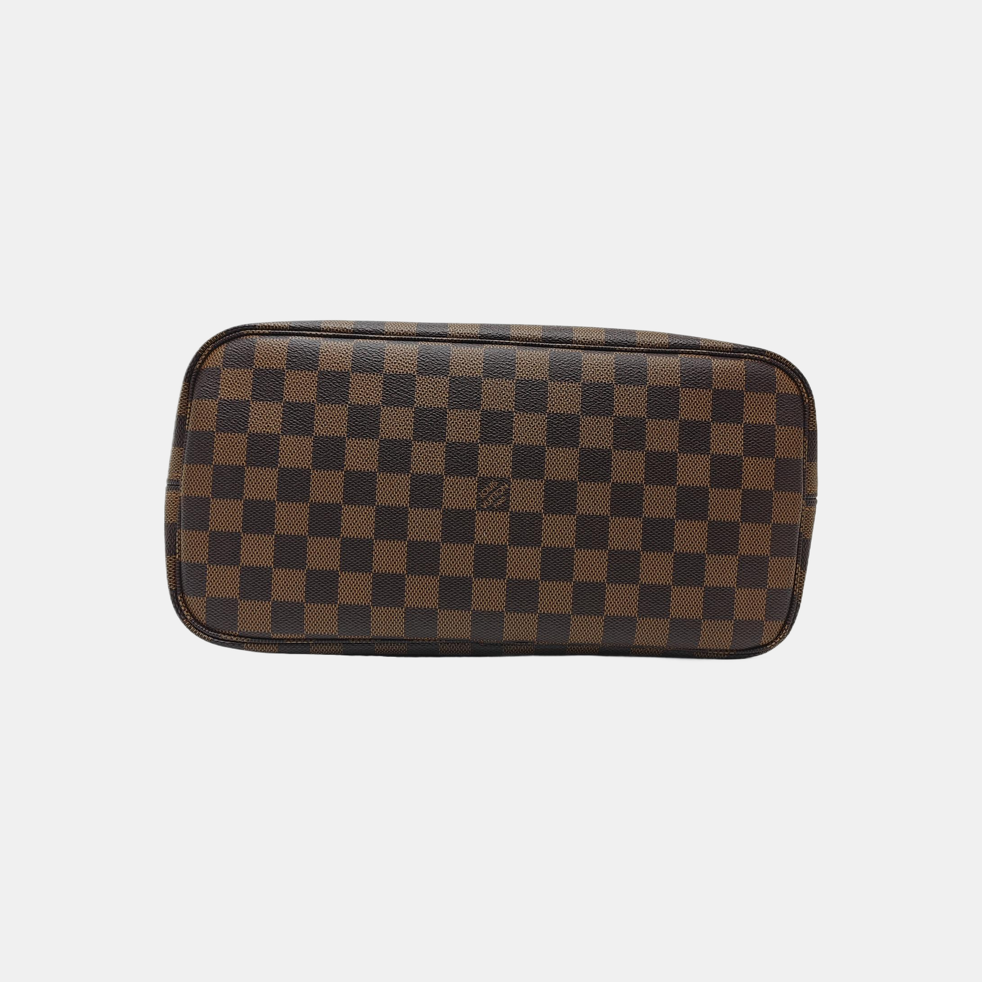 NEVERFULL MM Damier Ebene Coated Canvas Brown