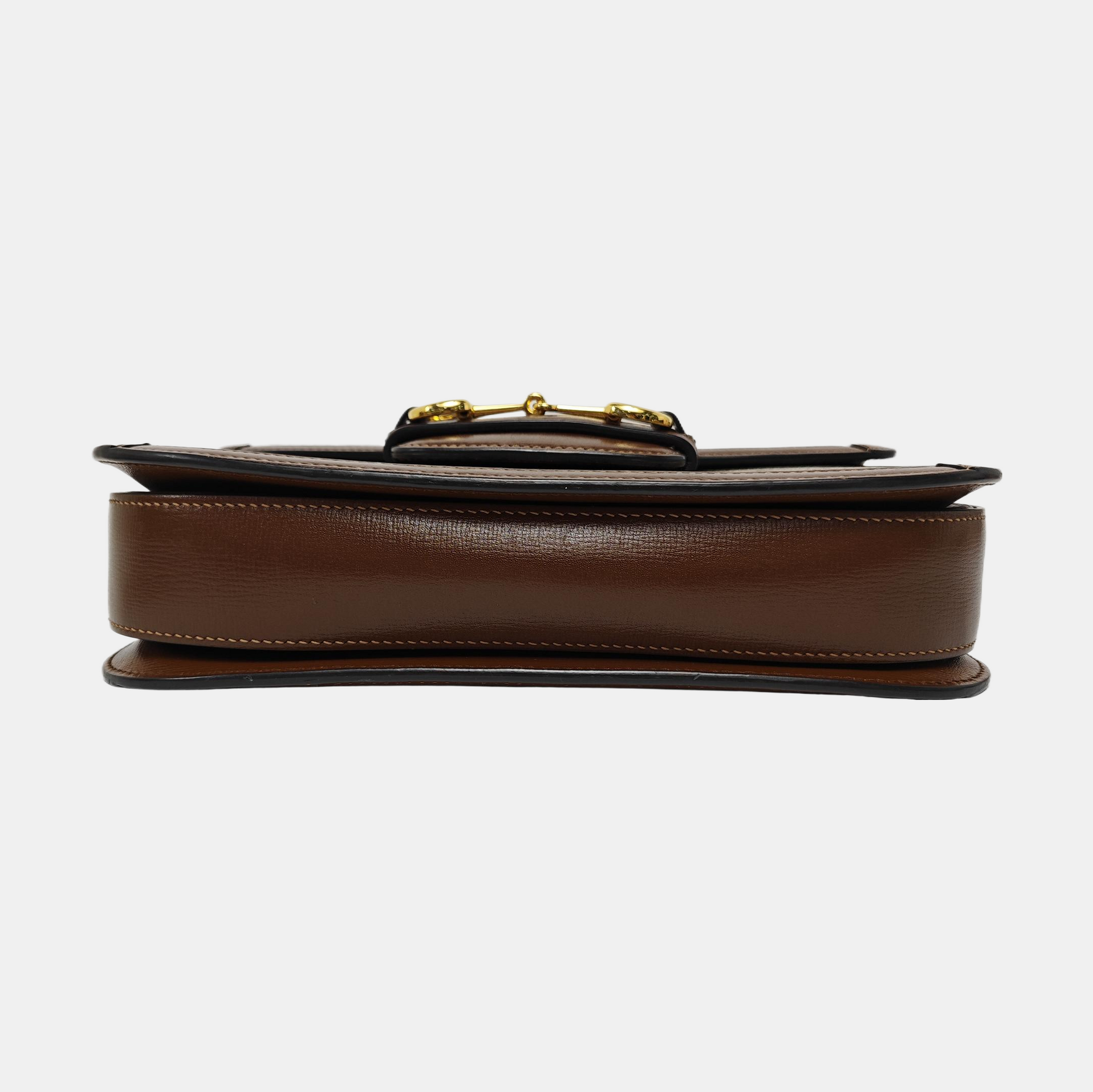 Horsebit 1955 Medium Monogram Coated Canvas Beige