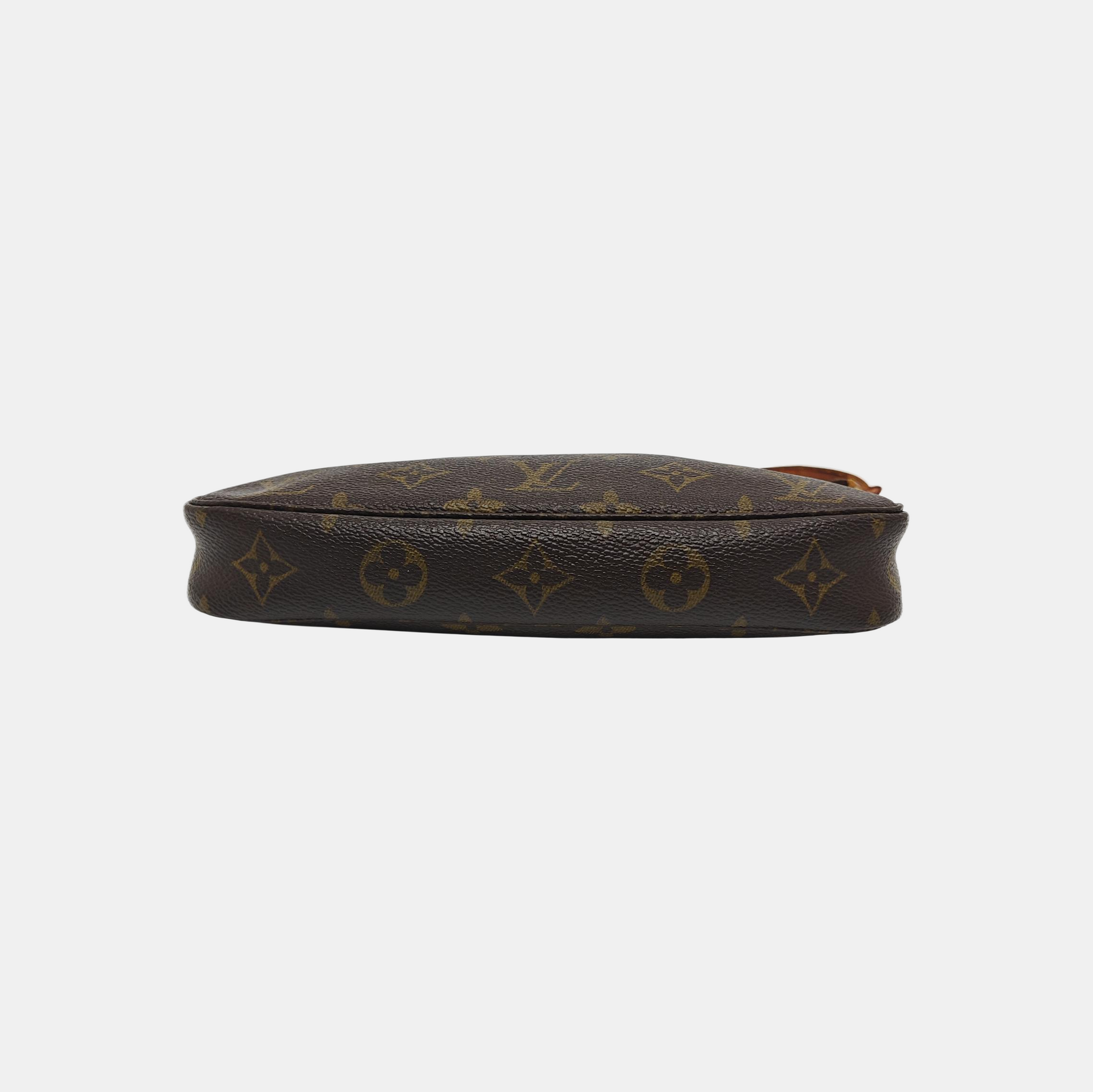 ACCESSOIRES Monogram Coated Canvas Brown