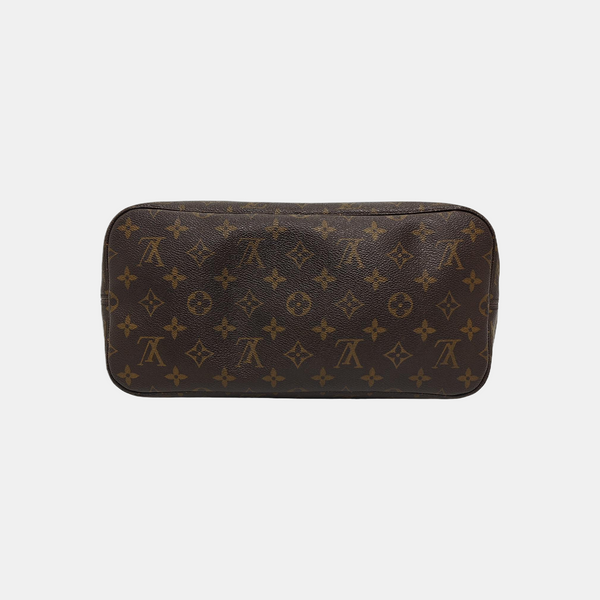 NEVERFULL MM Monogram Coated Canvas Brown