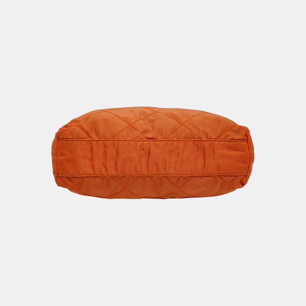 Re-Edition 1995 Chaîne Quilted Nylon Orange