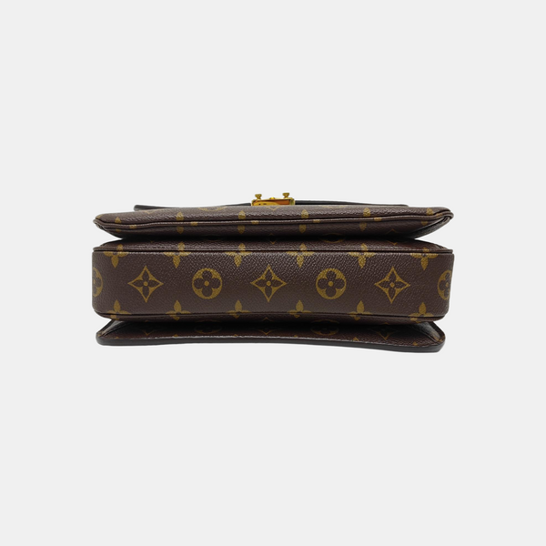 MÉTIS MM Monogram Coated Canvas Brown