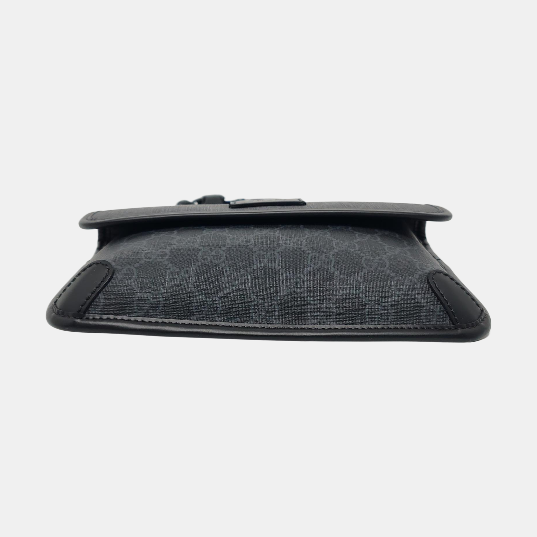 Neo Vintage Monogram Coated Canvas Black
