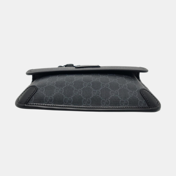 Neo Vintage Monogram Coated Canvas Black