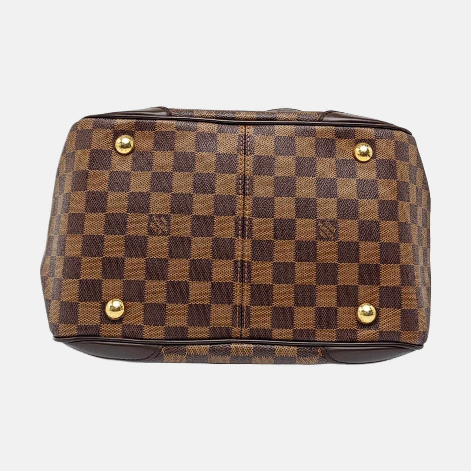VERONA MM Damier Ebene Coated Canvas Brown