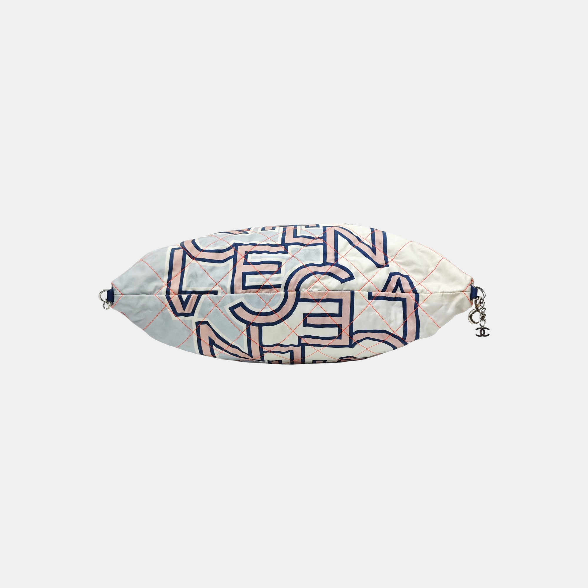 Fabric Shoulder Bag White