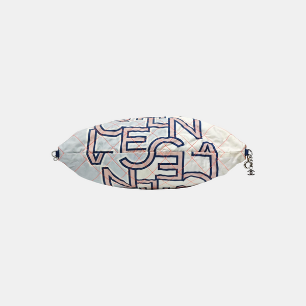 Fabric Shoulder Bag White