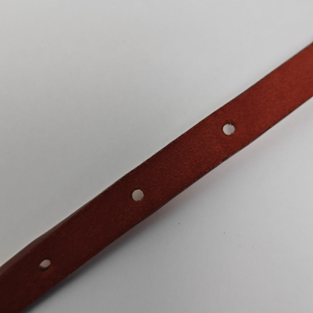 Suede Belt Brown