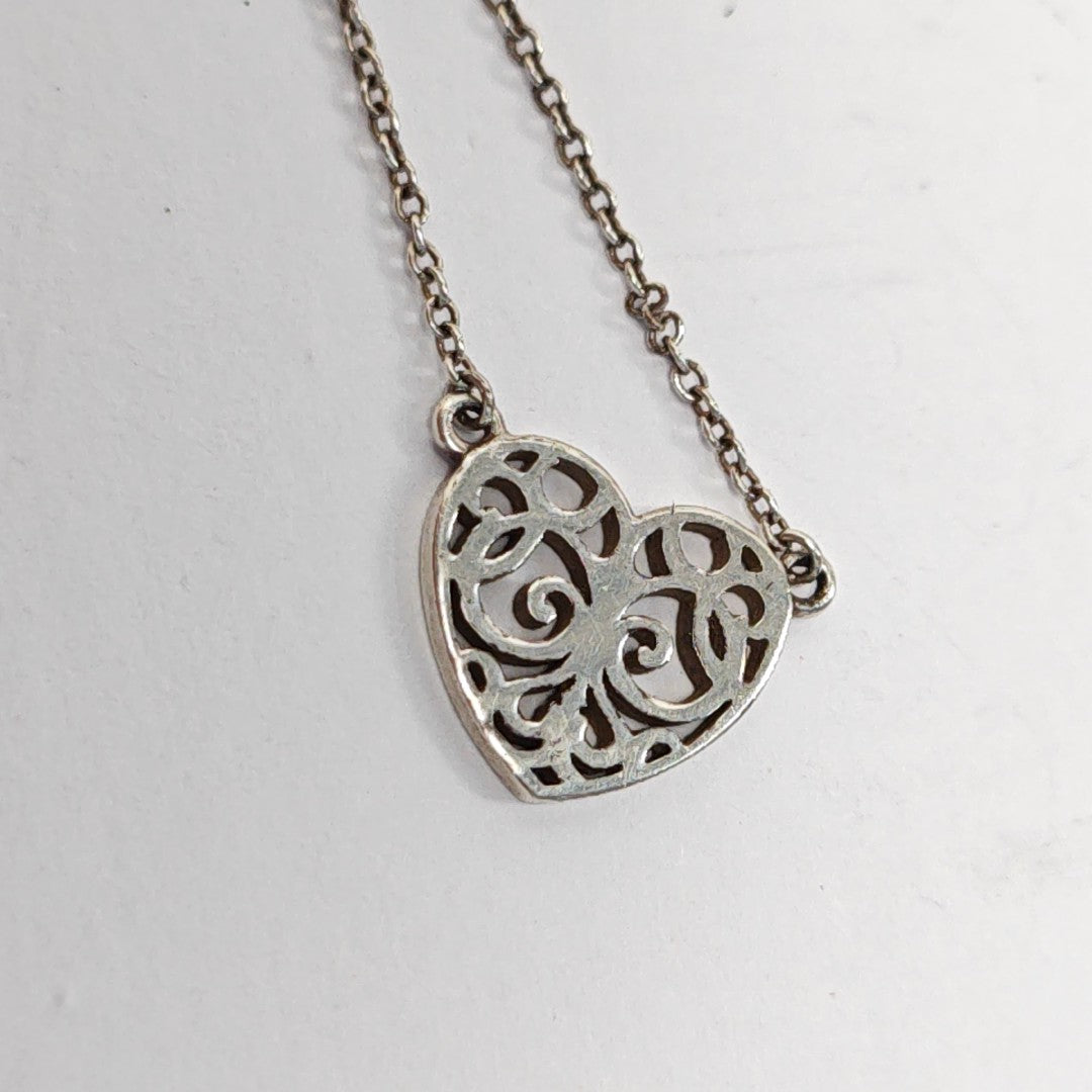 Tiffany Hearts Pure Silver Necklace