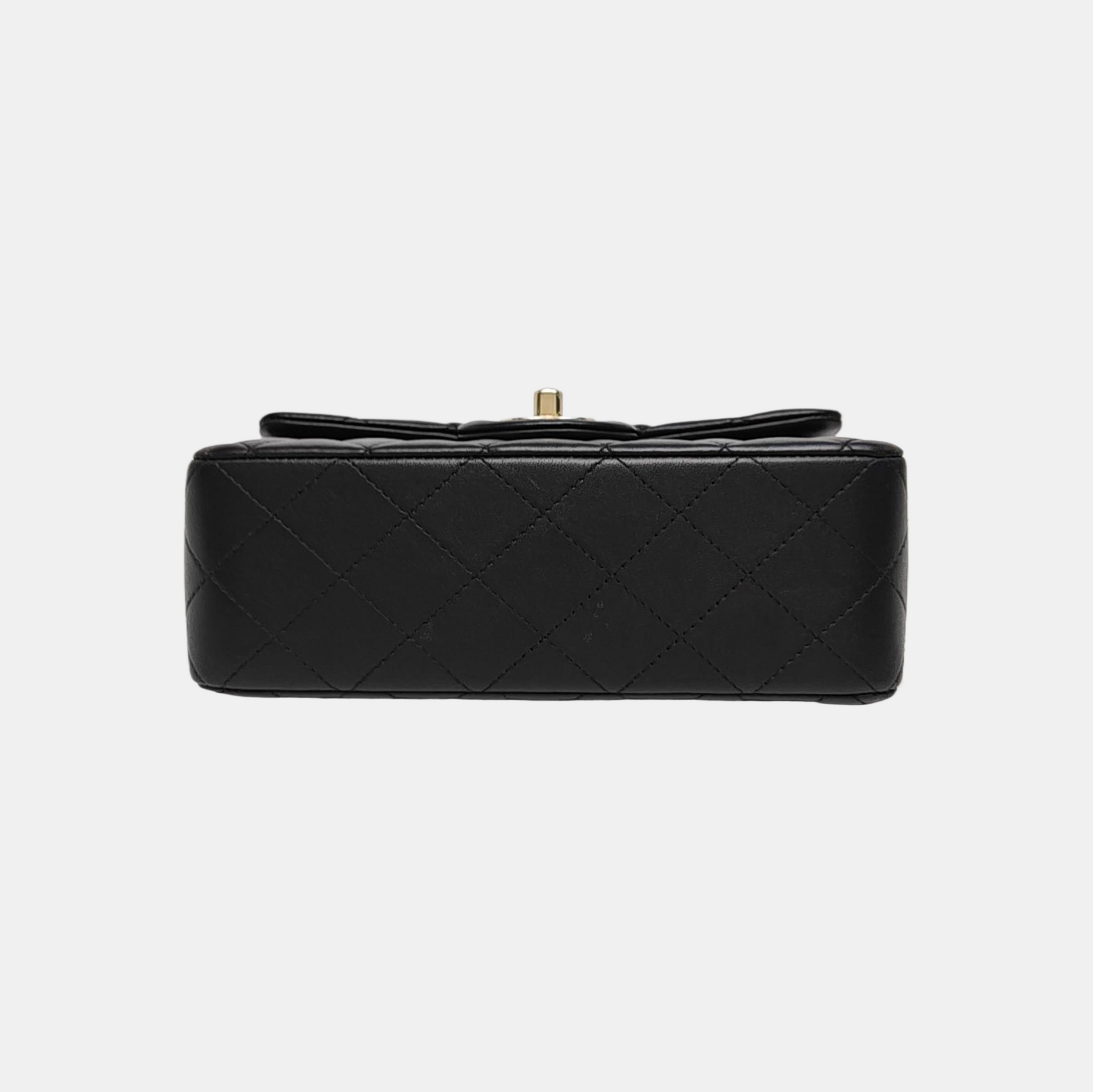 Quilted Lambskin Mini Black