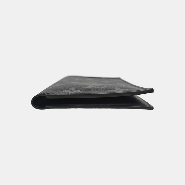 Monogram Coated Canvas Card Holder Gray