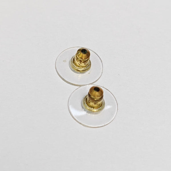 CC Logo Metal Gold Earrings