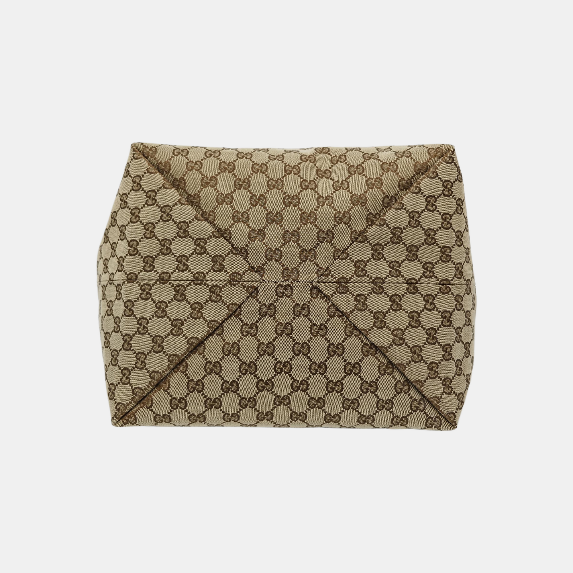 Monogram Canvas Tote Bag Brown