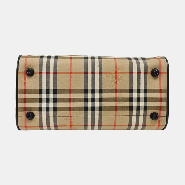 Canvas Top Handle Bag Beige