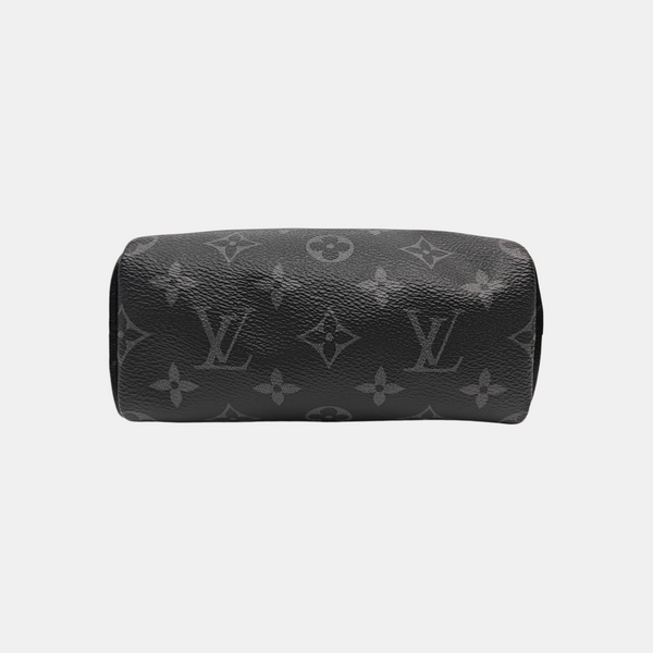 SPEEDY Monogram Coated Canvas Black