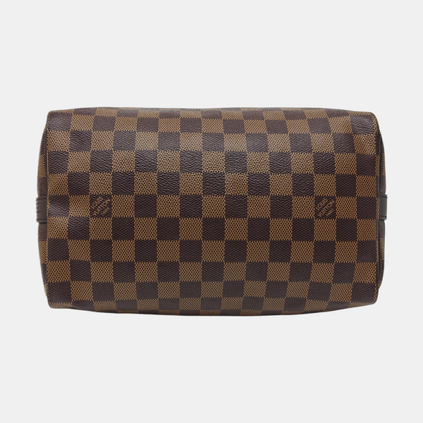 SPEEDY 25 Damier Ebene Coated Canvas Brown