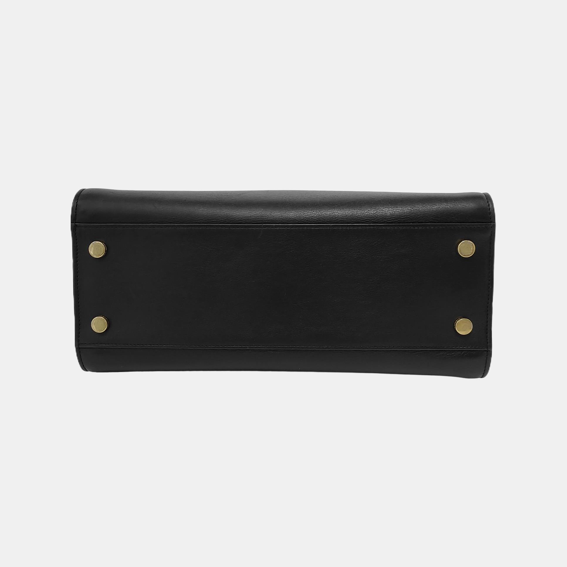 MONOGRAM CABAS Calfskin Black