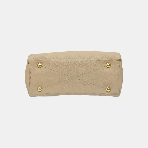 MONTAIGNE Monogram Calfskin Beige