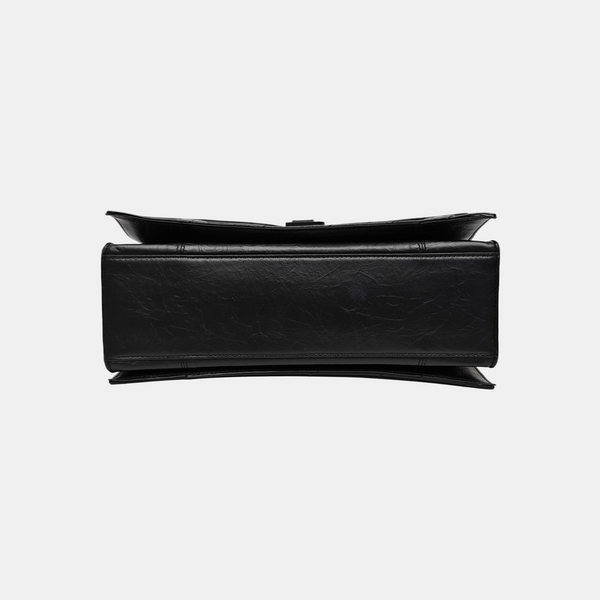 Crush Medium Quilted Calfskin Black