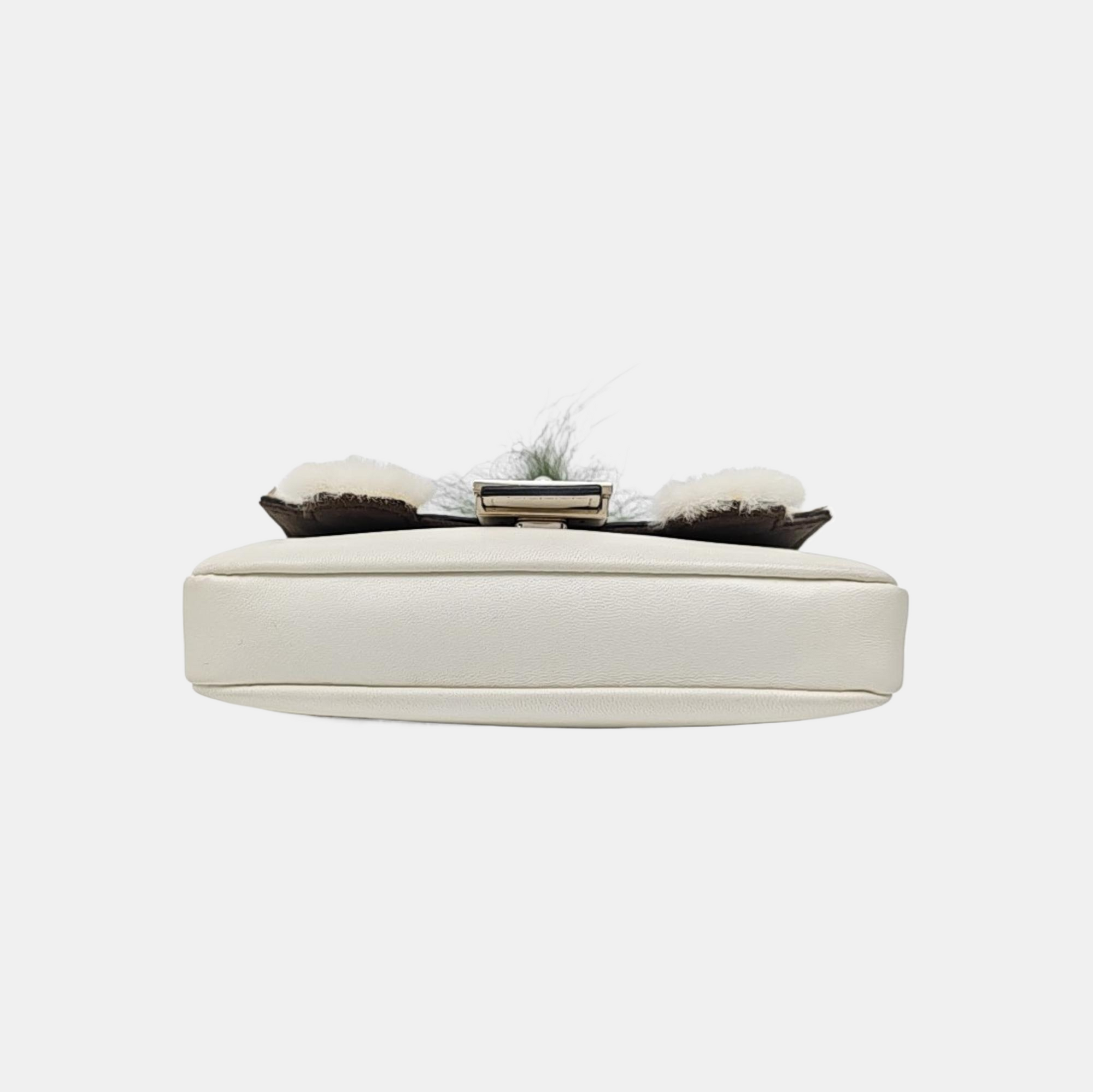 Baguette Micro Calfskin White
