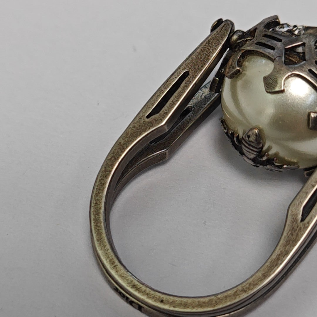 Metal Gray Ring EU 51