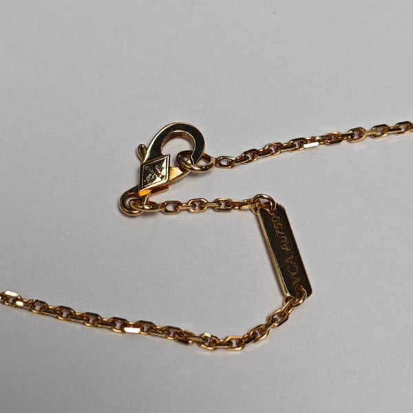 Vintage Alhambra 18k Gold Necklace