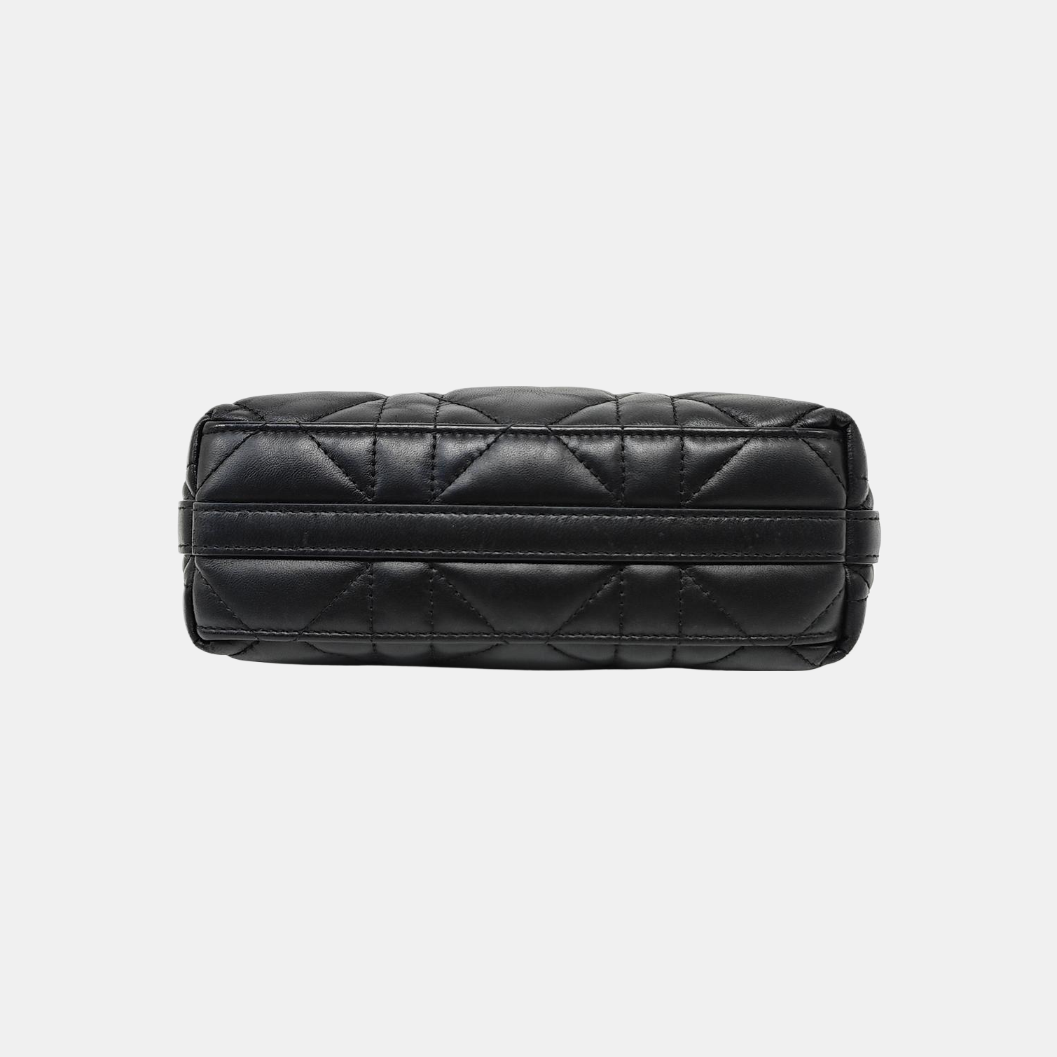 Miss Caro Mini Cannage Lambskin Black