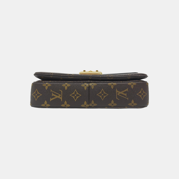 MARCEAU Monogram Coated Canvas Brown