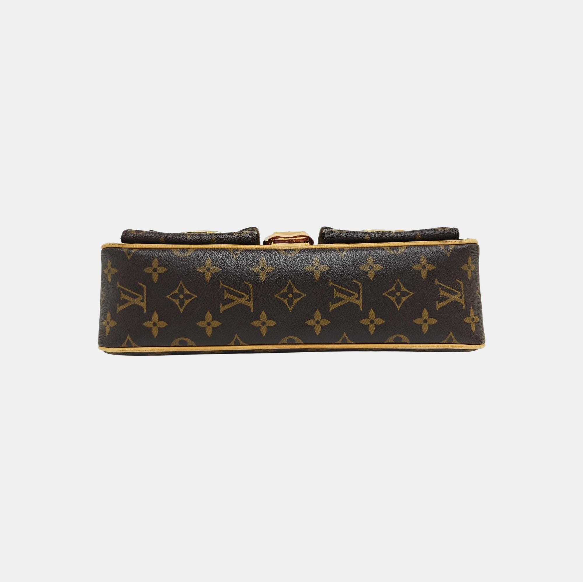 HUDSON PM Monogram Coated Canvas Brown