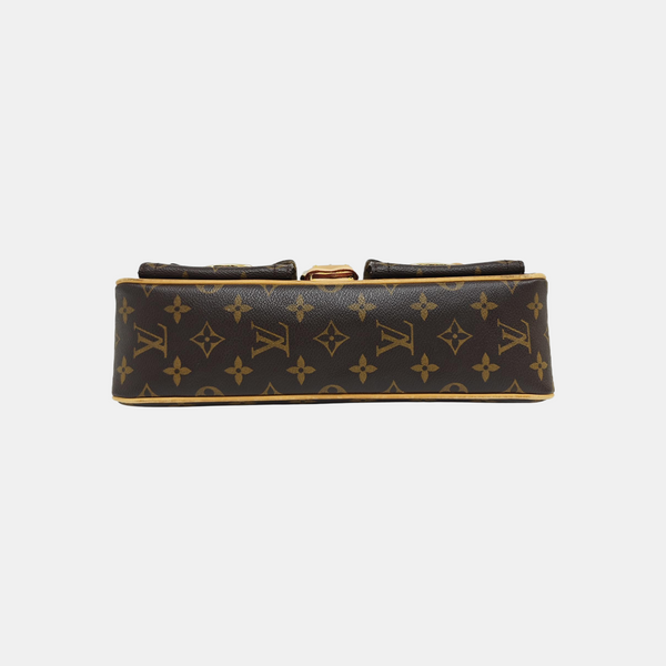 HUDSON PM Monogram Coated Canvas Brown