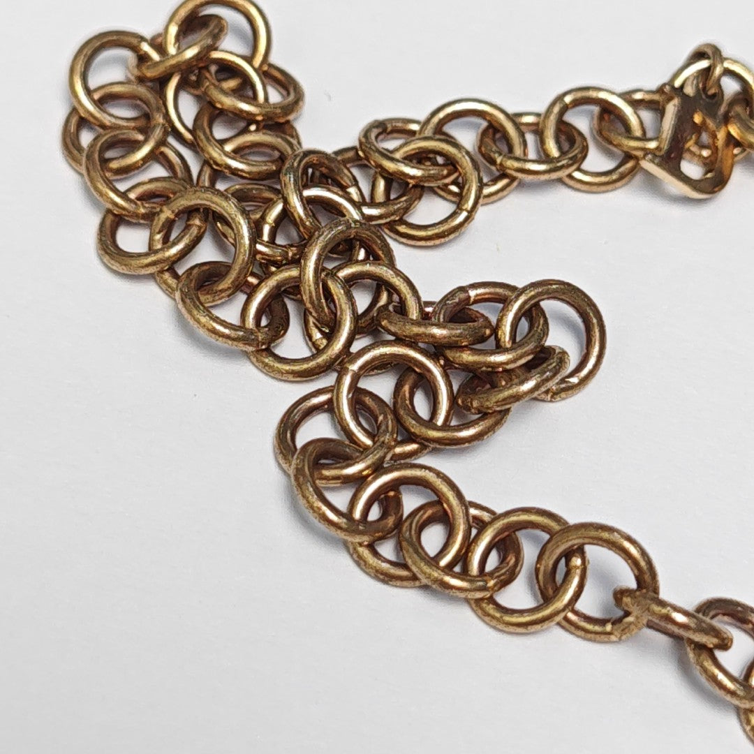 Lucky Locket Metal Gold Necklace