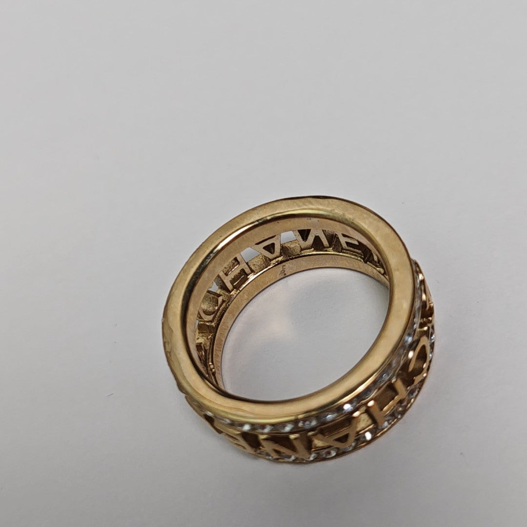 Metal Gold Ring EU 52