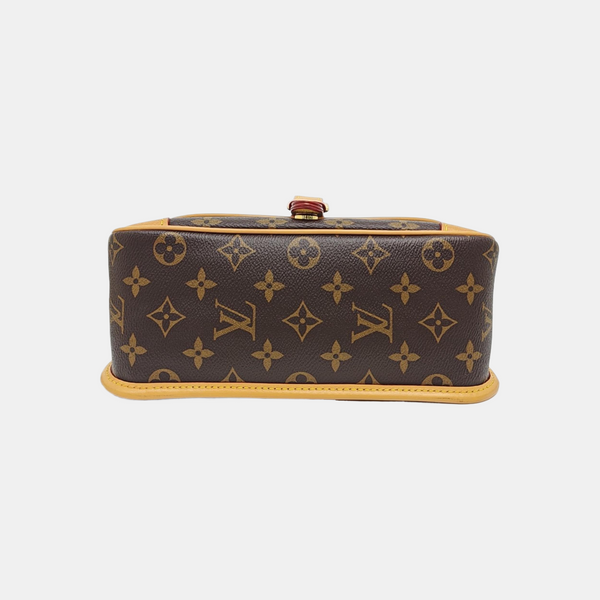 DIANE Monogram Coated Canvas Brown