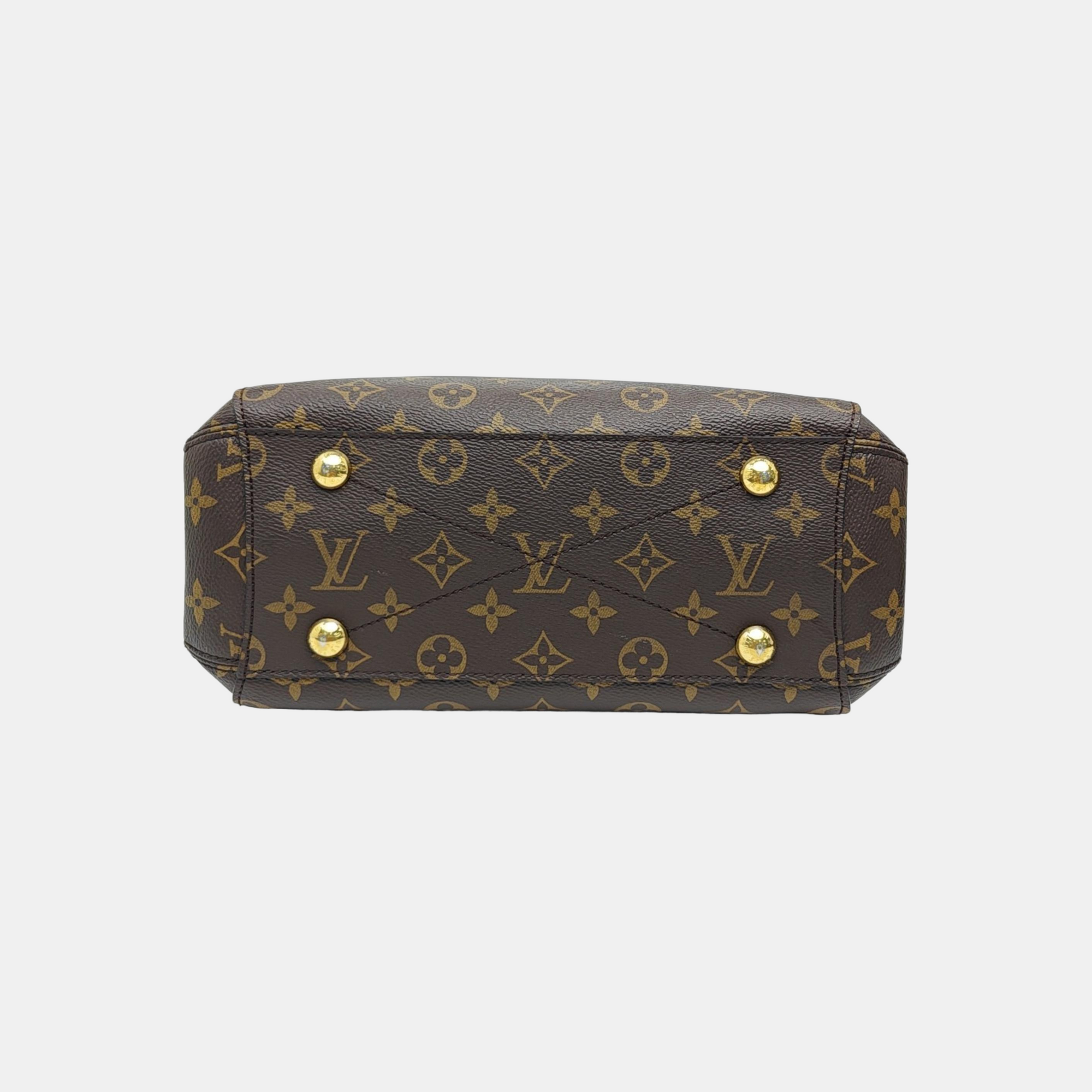 MONTAIGNE Monogram Coated Canvas Brown