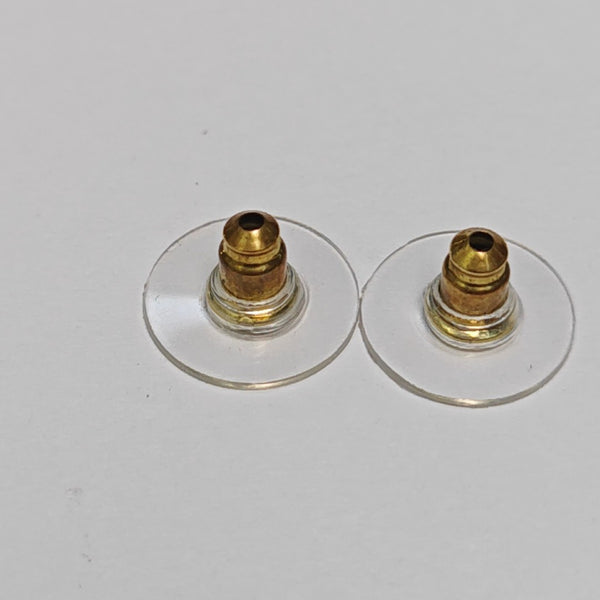 CC Logo Metal Gold Earrings